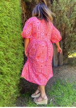 Load image into Gallery viewer, Heatwave Puff Sleeve Frock