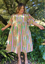 Load image into Gallery viewer, Tiger Lily Puff Sleeve Frock