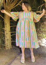 Load image into Gallery viewer, Tiger Lily Puff Sleeve Frock