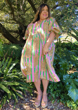 Load image into Gallery viewer, Tiger Lily Puff Sleeve Frock