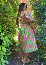 Load image into Gallery viewer, Tiger Lily Puff Sleeve Frock