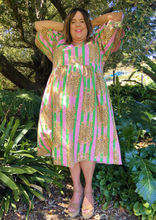 Load image into Gallery viewer, Tiger Lily Puff Sleeve Frock