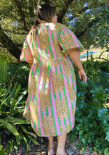 Load image into Gallery viewer, Tiger Lily Puff Sleeve Frock