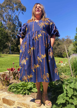 Load image into Gallery viewer, Palm Reader Puff Sleeve Frock