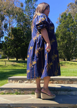 Load image into Gallery viewer, Palm Reader Puff Sleeve Frock