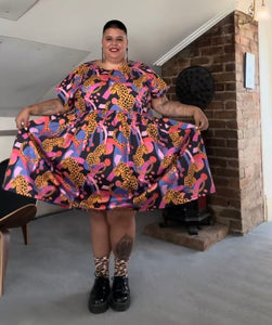 Pink Leopard OG Frock. Multiple Sizes.