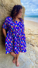Load image into Gallery viewer, Get Flocked Short Sleeve Stretch Frock. SIZE M (18/20)