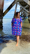Load image into Gallery viewer, Protea Blues Regular Short Sleeve Stretch Frock