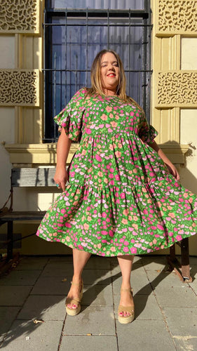 Midsummer Meadow Tiered OG Frock SIZE 18
