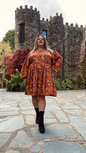 Load image into Gallery viewer, Brown Sugar Balloon Sleeve Frock