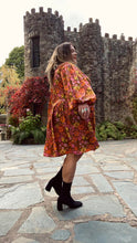 Load image into Gallery viewer, Brown Sugar Balloon Sleeve Frock