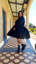 Load image into Gallery viewer, The Black Parade, Long Sleeve Linen Frock
