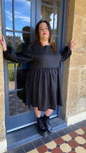 Load image into Gallery viewer, The Black Parade, Long Sleeve Linen Frock