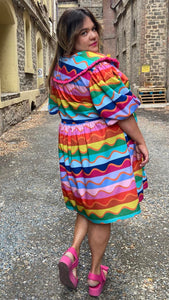 The Sound of Music Puff Sleeve Frock