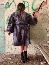 Load image into Gallery viewer, Shadow and Smoke Balloon Sleeve Frock