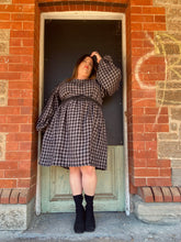 Load image into Gallery viewer, Shadow and Smoke Balloon Sleeve Frock