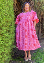 Load image into Gallery viewer, Heatwave Puff Sleeve Frock