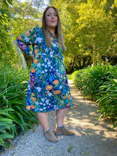 Load image into Gallery viewer, Mellow Fields Long Sleeve Stretch Frock