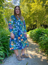 Load image into Gallery viewer, Mellow Fields Long Sleeve Stretch Frock