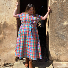 Load image into Gallery viewer, Beatrix Frock in Keepsake Gingham Size 16 &amp; 18