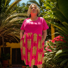 Load image into Gallery viewer, Tiger Lilly Splice Frock. XL, L, M &amp; S.