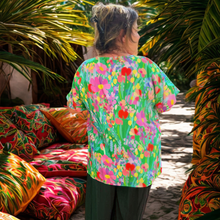 Load image into Gallery viewer, Water Colour Boxy Tee Size 16 &amp; 20