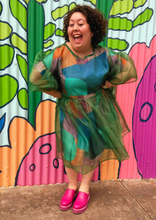 Load image into Gallery viewer, Green Overgasm Frock Size 24