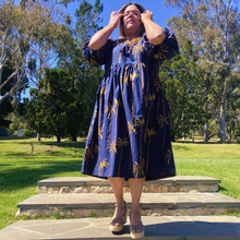 Load image into Gallery viewer, Palm Reader Puff Sleeve Frock