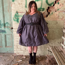 Load image into Gallery viewer, Shadow and Smoke Balloon Sleeve Frock