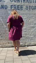 Load image into Gallery viewer, Bespoke Basics Stretch Frock in Berry