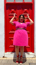 Load image into Gallery viewer, Bespoke Basics Stretch Frock in Fuchsia