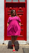 Load image into Gallery viewer, Bespoke Basics Stretch Frock in Fuchsia
