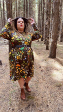 Load image into Gallery viewer, Hummingbirds and Bees Long Sleeve Frock