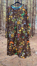 Load image into Gallery viewer, Hummingbirds and Bees Long Sleeve Stretch Frock