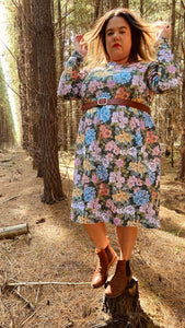 Woodland Cottage Long Sleeve Frock