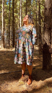 Woodland Cottage Long Sleeve Frock