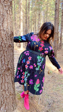 Load image into Gallery viewer, Night Garden Long Sleeve Frock