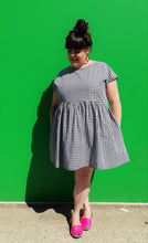 Load image into Gallery viewer, Black &amp; White Gingham Frock