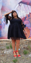 Load image into Gallery viewer, Black and Dramatic Tulle Frock